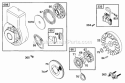 Blower Hsg Flywheel Diagram and Parts List for 090202-0104-01  Briggs and Stratton Engine